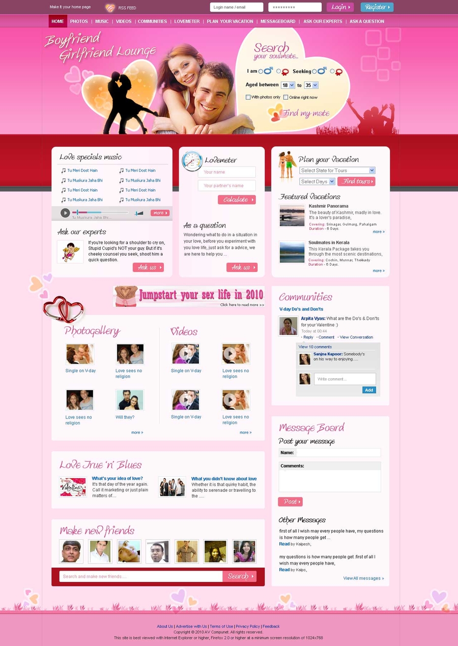 dating site young people